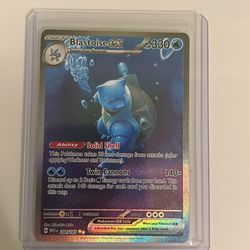 Blastoise EX 200/165 - 151 Pokemon Card