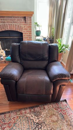 Manual recliner single sofa set