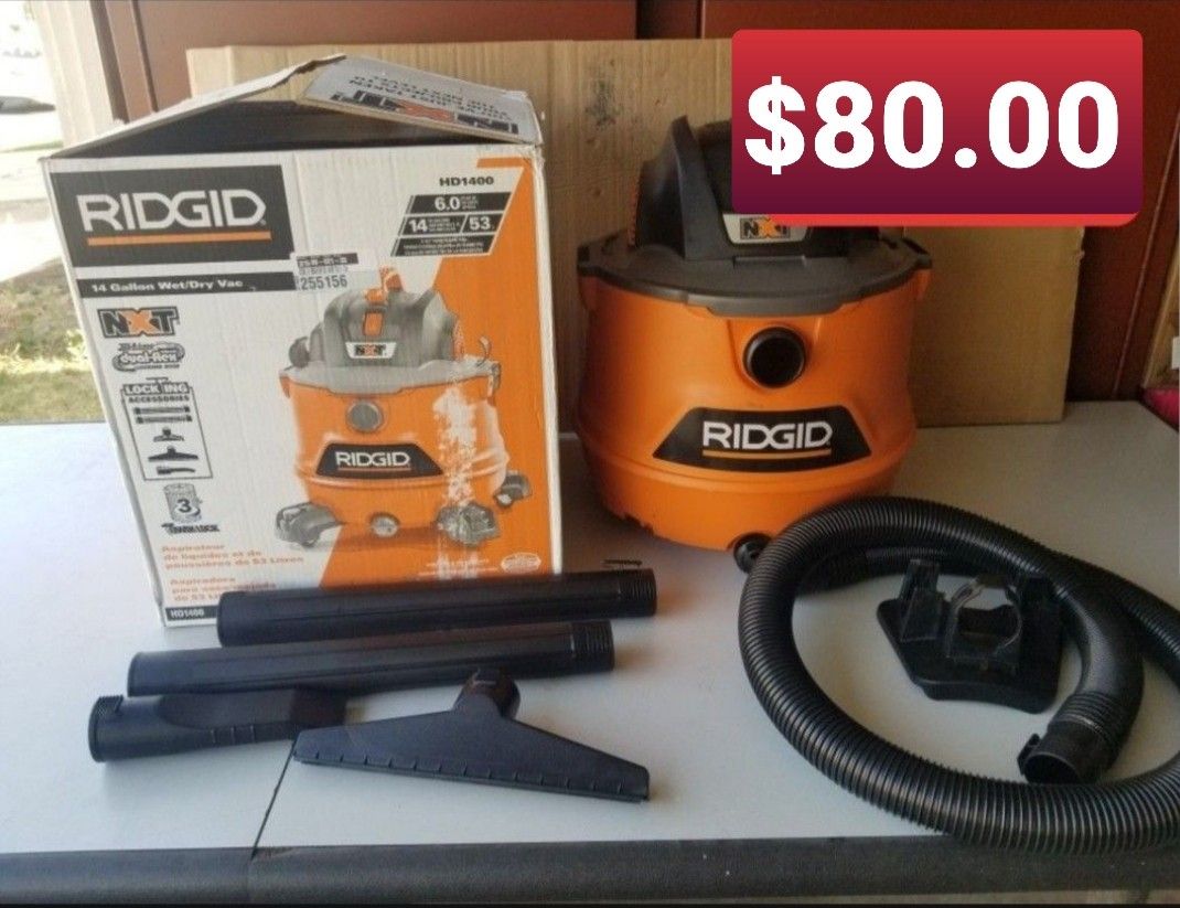 RIDGID HD1400 NXT Wet/Dry Vacuum ‼NEW ‼3