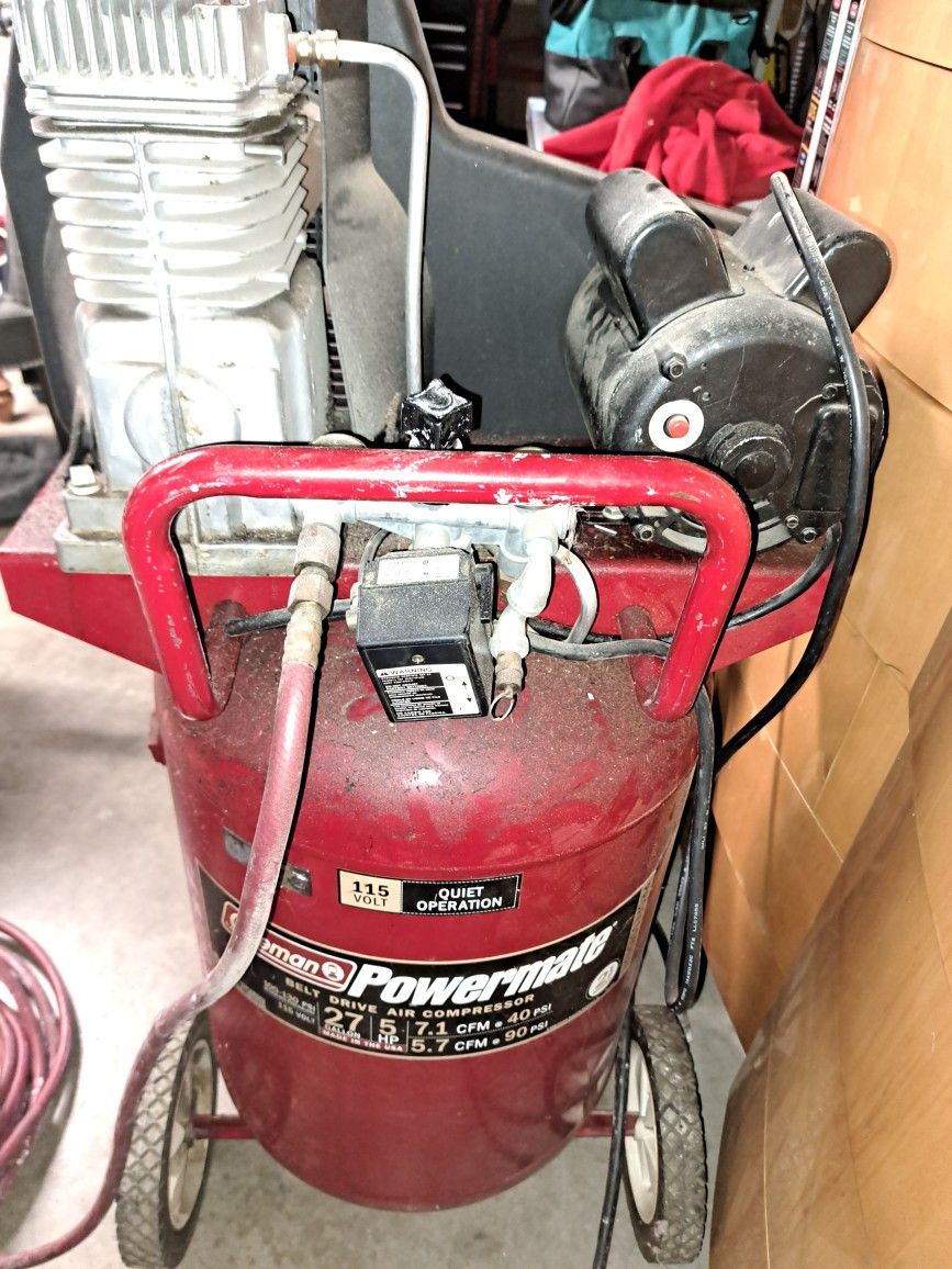 Coleman Air Compressor 27 Gallon