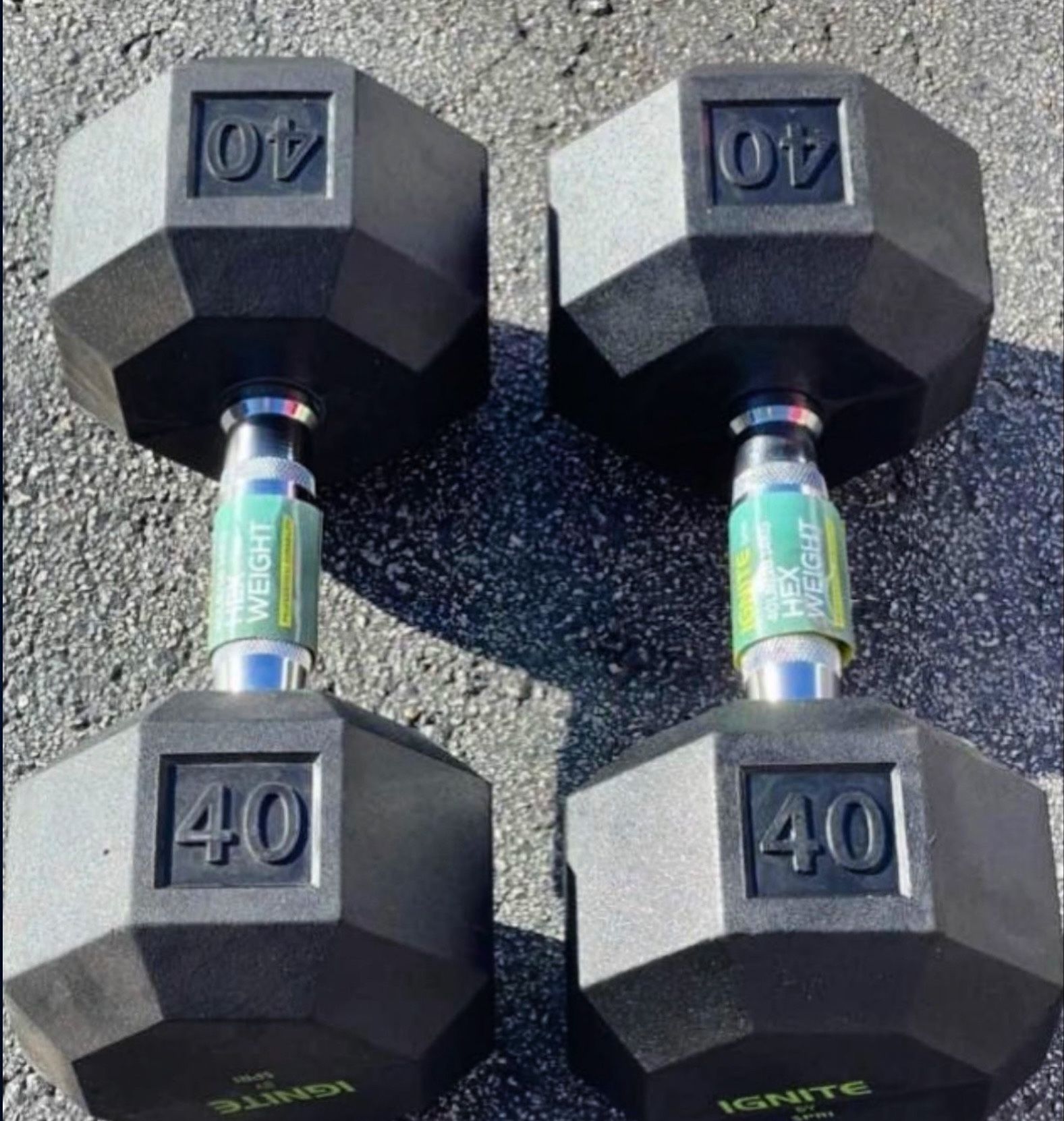 40.lbs X 2 Dumbbell Set