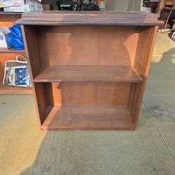 Two Solid Wood Book Shelves