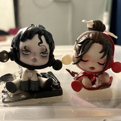 Skull Panda Figurine