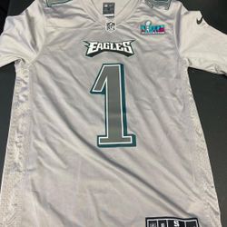 PHILADELPHIA EAGLES - HURTS SUPERBOWL EDITION JERSEY!
