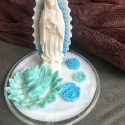 Virgencita Decor Candle