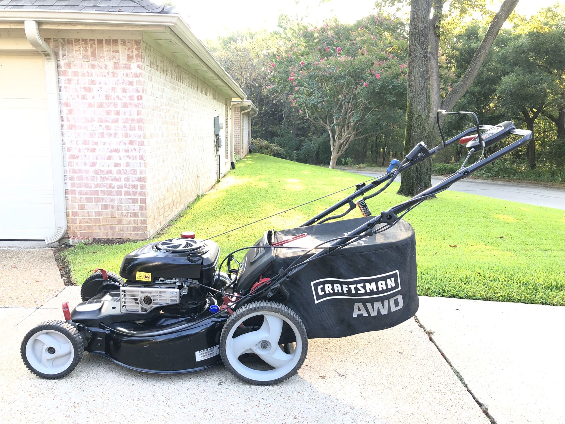 Craftsman platinum 7 25 190cc self propelled lawn mower for sale in
