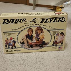NEW Radio Flyer Wagon.
