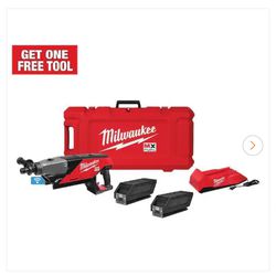 Milwaukee MX FUEL Lithium-Ion Cordless Handheld Core Drill Kit with 2 Batteries & Charger (No Stand)