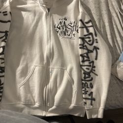 Fraudulent Zip Up Sweater