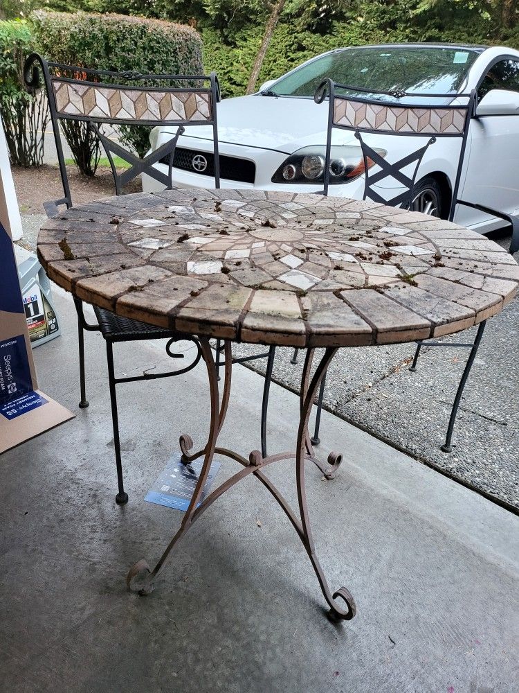 Outdoor Patio Table Chairs Set