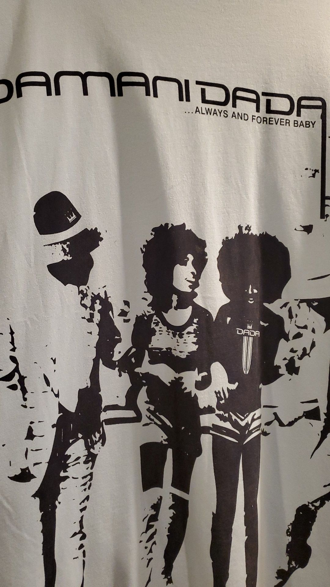 DAMANI DADA... ALWAYS AND FOREVER BABY SHIRT π VINTAGE. Afro-Centric Wear.