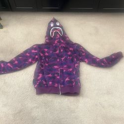 Bape Purple  Hoodie