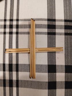 Handmade wooden crosses