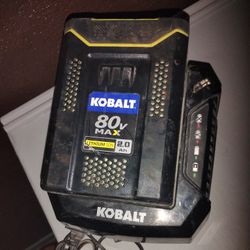$50 KOBALT 80V MAX LITHIUM BATTERY AND CHARGER