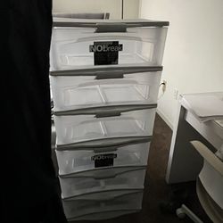 Grey & Clear Drawers 2 Sets 
