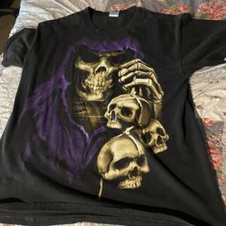 Y2K Skull Shirt 