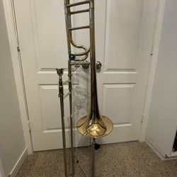 Yrombone- large bore with f atttachment