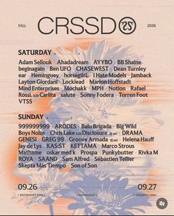 CRSSD 2 Day Passes qty 2