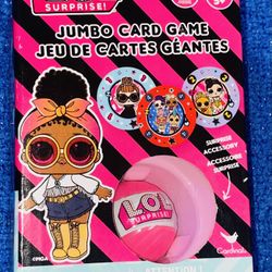 💕⚫️🃏💕⚫️✨LOL SURPRISE! Jumbo Card🃏Game W/ Surprise Accessory💕⚫️🃏💕⚫️✨