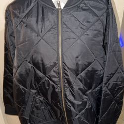 Woman Dickies Zip Up Diamond Jacket 2x 