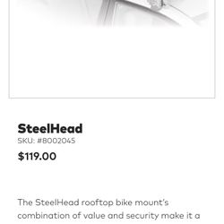 Yakima Steelhead bike racks