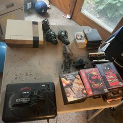 Sega Genesis & Nintendo NES Vintage Games