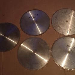 5 Metal Cutting Blades New Condition $50 For All 