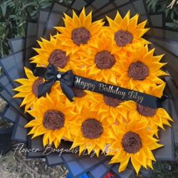 Eternal sunflower bouquet