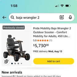Baja Wrangler 2 Mobility Scooter – Excellent Condition, Gently Used