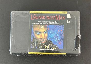 1992 Leading EDGE Games THE LAWNMOWER MAN “Cyber Jobe” BOXED Set 👀 (please read description)