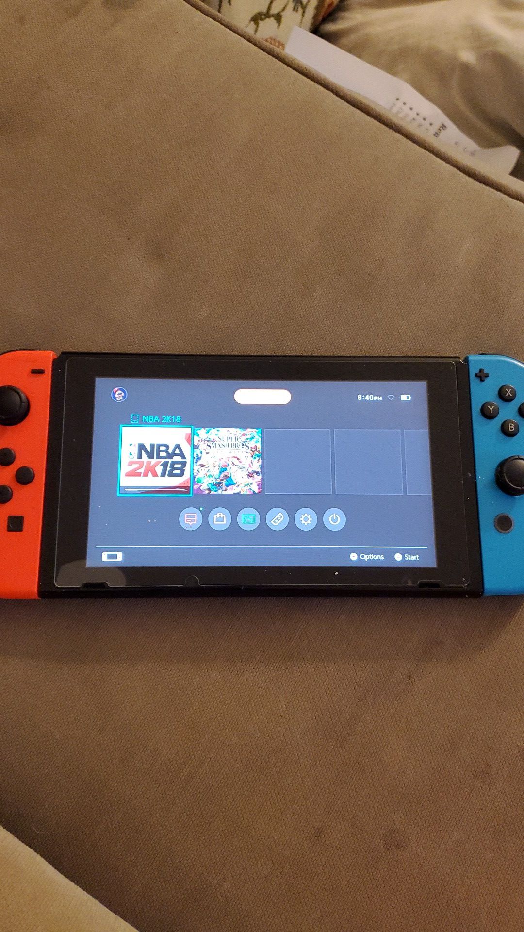 Nintendo switch just console and charger