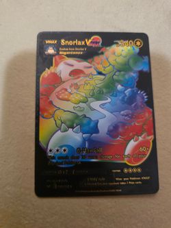 Snorlax VMAX 206/202 Rainbow Rare Sword and Shield