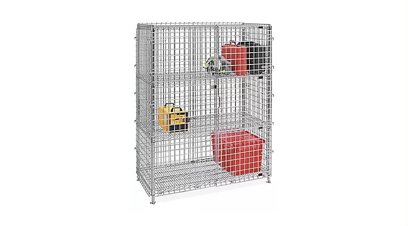 Locking Metal Storage Cage