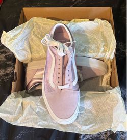 Vans Old Skool Metallic Lavender Sneaker Women’s Size  9 US