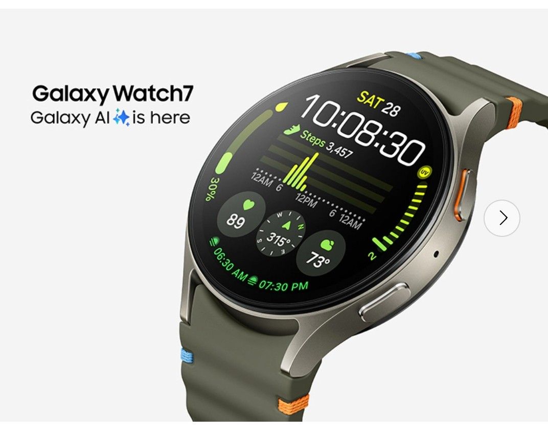 40mm Samsung Galaxy Watch7 WiFi/Bluetooth in Green