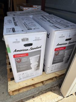 American Standard Elongated Chair Height Toilet 1.28 GPF New In Box