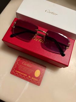 Cartier Glasses Black Lenses