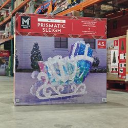 Prismatic Sleigh Christmas Decor