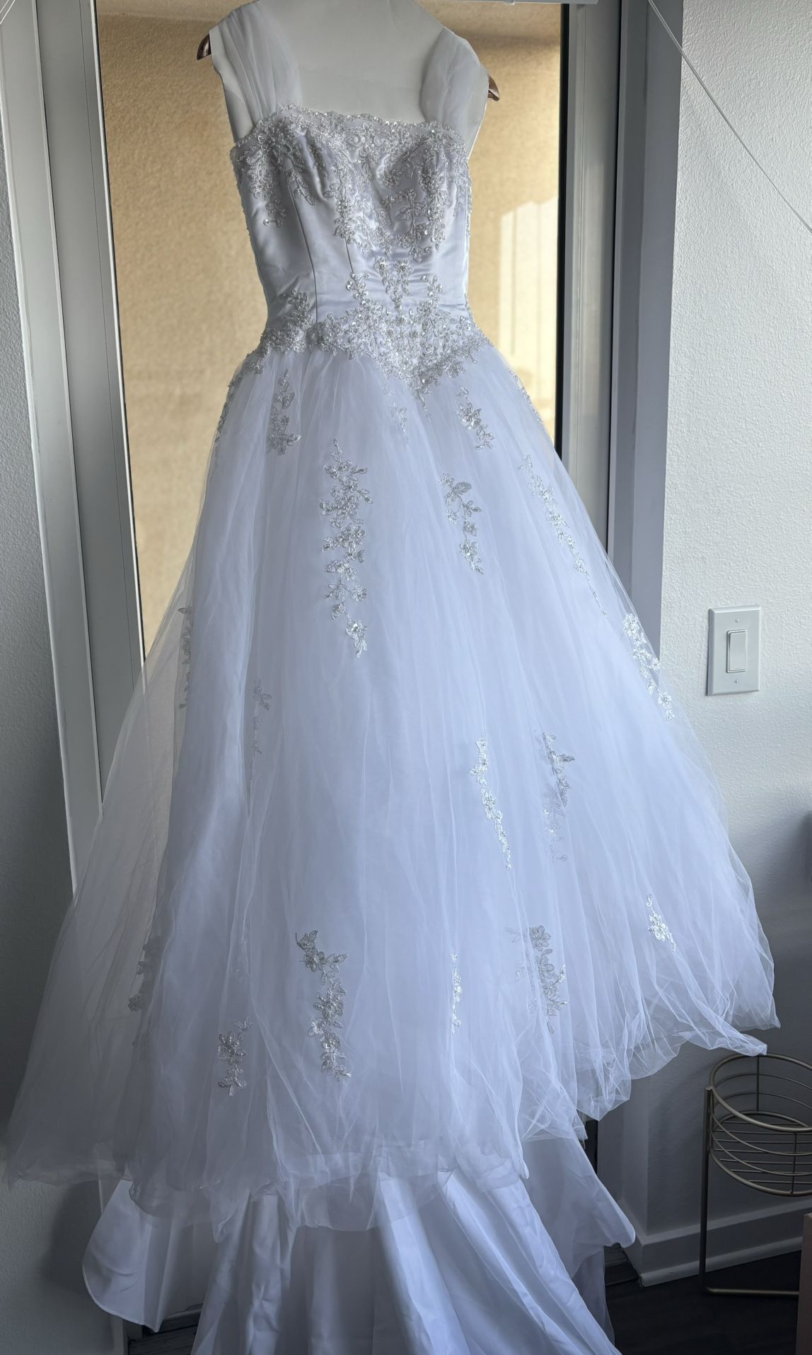 David’s Bridal wedding dress