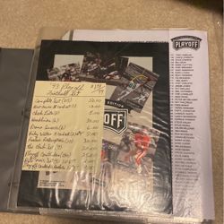 1993 Complete Playoff Football Cards/ Rookie Cards As Well