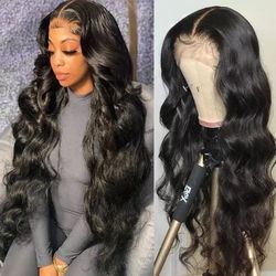 “38” Body Wave Human Hair 13x6 250 density