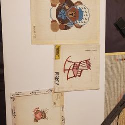 Brand New Hand Painted Needle Point Canvases