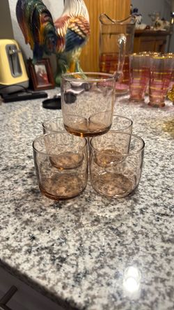 Vintage whiskey glasses