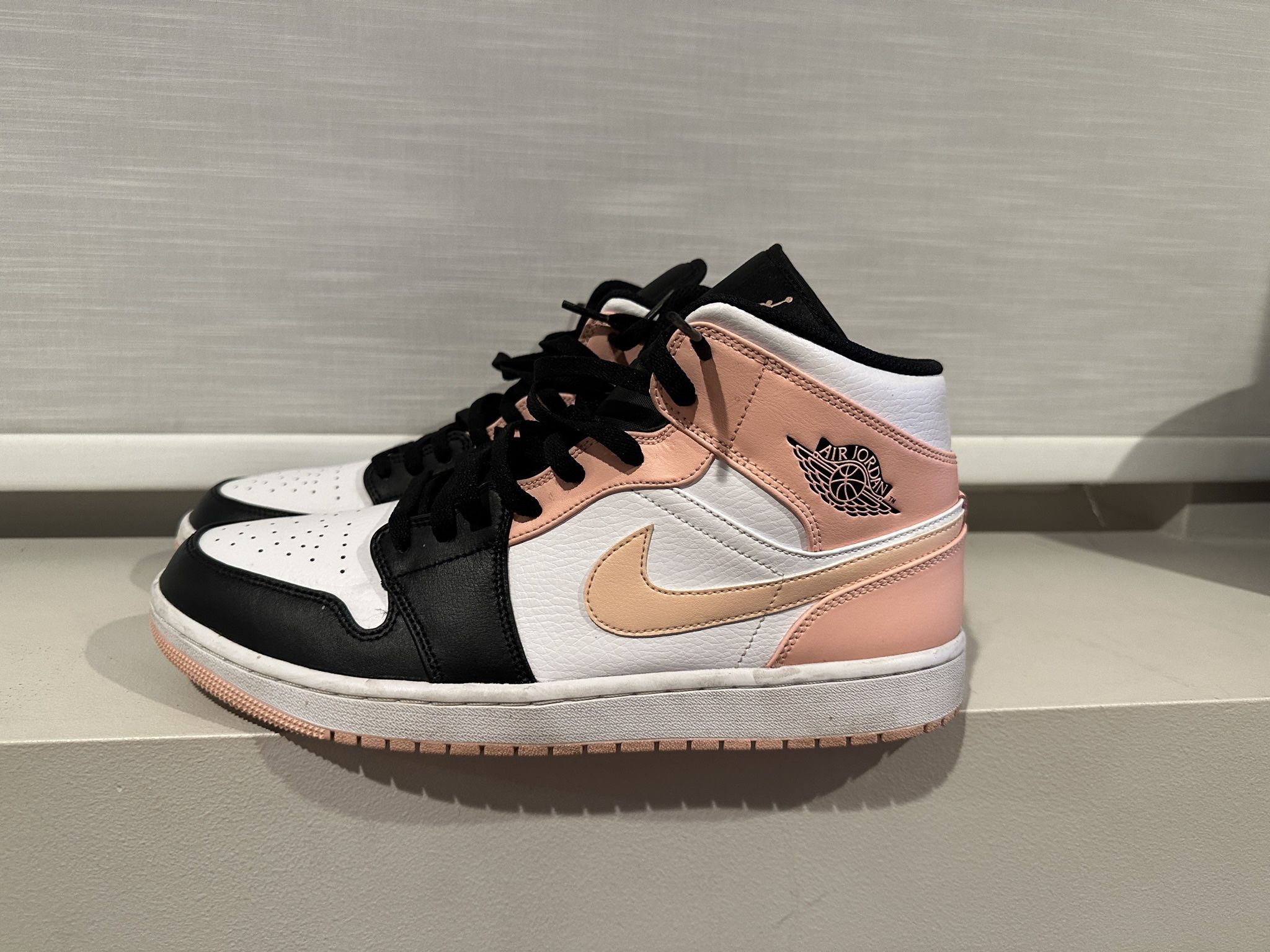 Jordan 1 Mid Arctic Orange Black Toe - Size 12