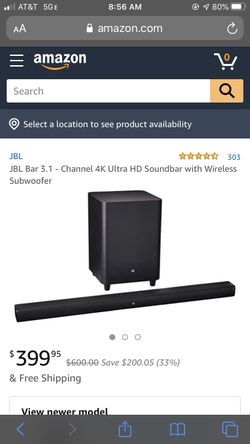 Jbl 3.1 sound bar