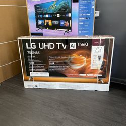 75 INCH LG UHD UN85 SMART 4k TVS NEW WITH WARRANTY TV SALE