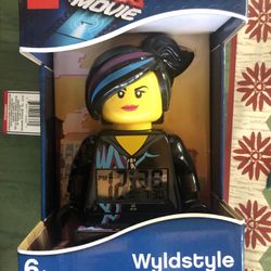 Lego Movie The LEGO Movie Wyldstyle Alarm Clock LCD New In Box