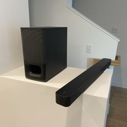 Sony - HT-S350 2.1 Channel Soundbar with Wireless Subwoofer and Dolby Digital - Black