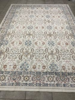 Nuetral colors 9x12 washable area rug