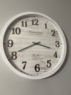 White Wall Clock